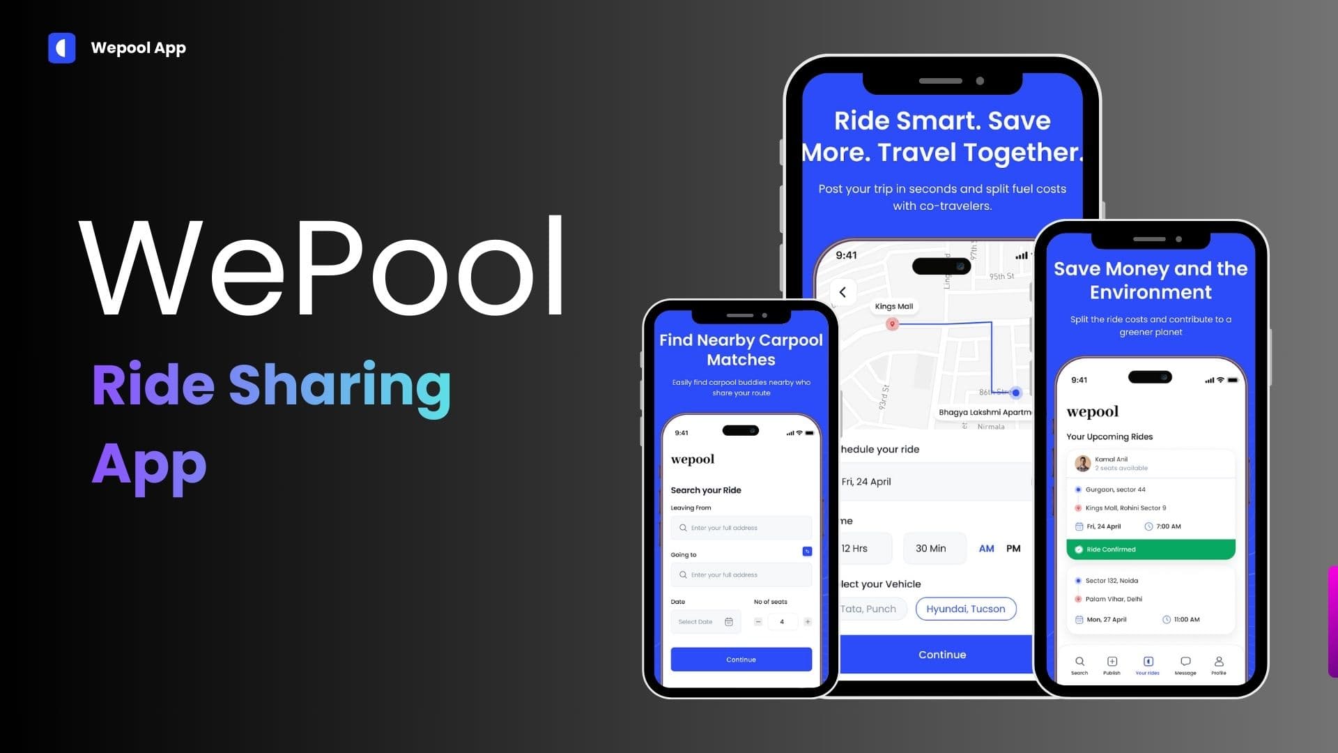 WePool - Ride Sharing App